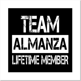 Almanza Name - Team Almanza Lifetime Member Posters and Art